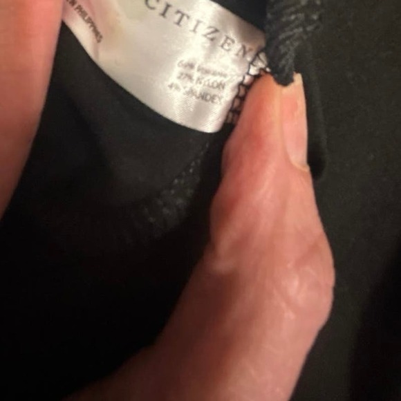 MODERN CITIZEN Devi Side-Split Stretch Pull On Ankle Black Pant Size NWOT - Picture 8 of 9